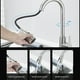 thumbnail image 5 of Fregadero de cocina acero inoxidable,Fregadero De Cocina de Doble Tazón, 80 * 45 * 21cm Fregadero De Barra con Grifo y Escurridor de Platos,con Dispensador de jabón, para Baño, Cocina, Bar, 5 of 8