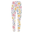 thumbnail image 4 of LangJing 2026 Easter Day Leggings for Women Casual Cute Bunny Eggs Printed Workout Pant High Waist Soft Tummy Control Workout Yoga Pants Yellow,M, 4 of 6
