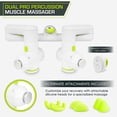 thumbnail image 6 of ProsourceFit Dual Pro Percussion Massage Gun for Deep Tissue Relief, Back, Neck and Muscles, White, 6 of 6