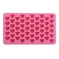 thumbnail image 1 of Molde De Silicona En Forma De Corazón De 55 Cavidades, Molde Para Pastel De Fondant De Chocolate, Molde Para Hornear Para Postre De Fiesta De San Valentín Diy Yuarrent HA035446-00, 1 of 6