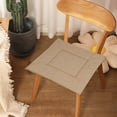 thumbnail image 4 of Bdday Kitchen Chair Cushions Multi-Color Linen Sponge Cushion Chair Pad - Linen Cushion Pad for Home Furnishings - Chair Cushion Seat Pad for All Seasons Pressure Relief Seat Cushion, 4 of 8