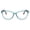 Turquoise, variant on 2SeeLife Large Cat Eye Reading Glasses For Women - Medium-Wide Faces, Durable Frame, Spring Hinges, Oversized Cateye Readers, Turquoise, +2.25