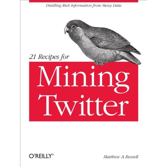 Pre-Owned 21 Recipes for Mining Twitter: Distilling Rich Information from Messy Data (Paperback) 1449303161 9781449303167