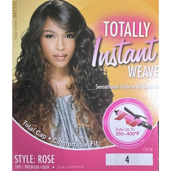 SENSATIONNEL TOTALLY INSTANT WIG  -STYLE: ROSE (Color #4 )