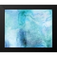 thumbnail image 2 of Anonymous 14x12 Black Modern Framed Museum Art Print Titled - Aquamarine I., 2 of 5