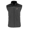 thumbnail image 2 of Men's Cutter & Buck  Gray Georgia Bulldogs Cascade Eco Sherpa Fleece Full-Zip Vest, 2 of 3