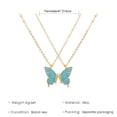 thumbnail image 7 of MISS RIGHT Cute Butterfly BFF Necklaces for 2, Pink Enamel Butterfly Friendship Necklace for Women Best Friend Birthday Gift, 7 of 7