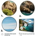 thumbnail image 3 of Designart "Serenity on the Mediterranean in Spain I" Nautical & Beach Floater Framed Wall Decor, 3 of 7