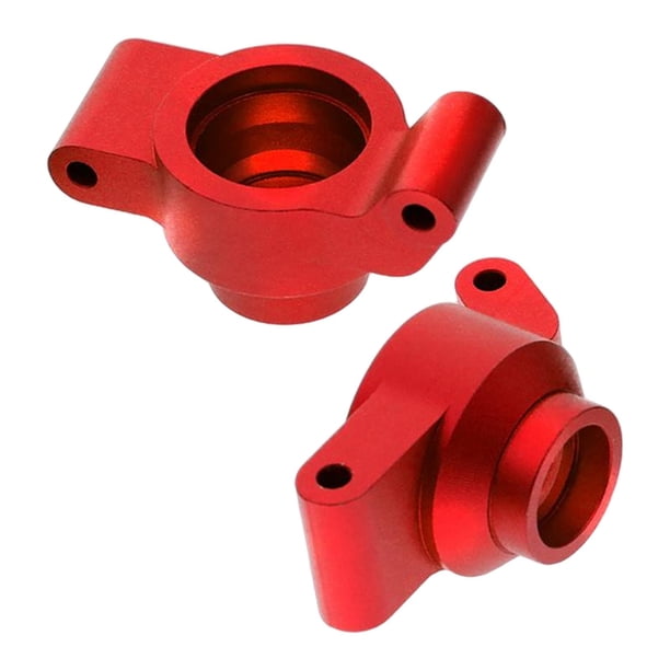 Piezas de repuesto y accesorios para la copa de dirección trasera de coches RC a escala 1:10. rojo