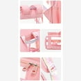 thumbnail image 4 of Ediodpoh Transparent Large Capacity Backpack For Elementary And Middle School Girls Ages 8-15 Water Resistant Purple, 4 of 9