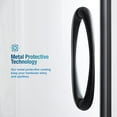 thumbnail image 5 of Ove Decors Breeze 32 in x 32 in x 77 in H Curved Corner Shower Kit with Clear Glass, Walls, Base and Matte Black Hardware, 5 of 17