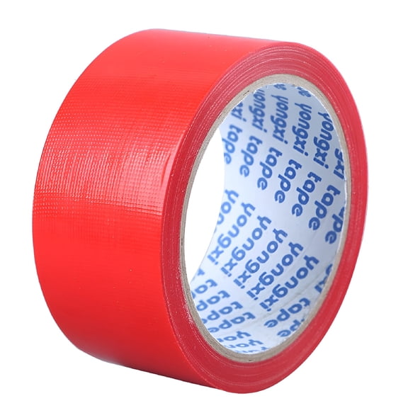 ICERUN Single-Sided Carpet Tape Adhesive Cloth Duct Tape for DIY Carpets (Red)