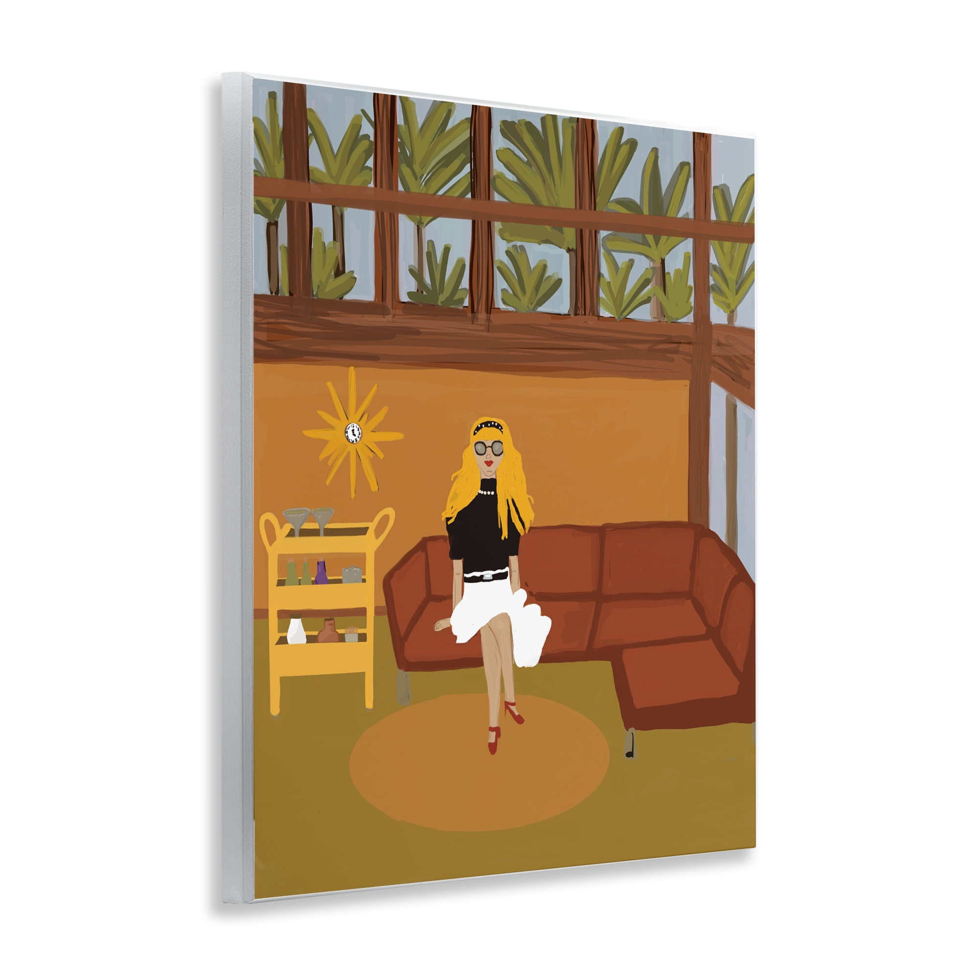 Stupell Industries Living The Girl Life Wall Plaque Art, design by Kristal Clifford