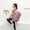 Pink, variant on Large Gym Duffle Bag for Women Men Travel Weekender Backpack Bags with Shoes Compartment Dry Wet Separated
