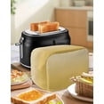 thumbnail image 4 of Orange Yellow Ombre Small Toaster Cover 2 Slice, Kitchen Appliance Covers, Modern Abstract Art Gradient Aesthetics Toaster Oven Cover with Loop, Bread Machine Cover Polyester Dust Cover Protection, 4 of 4