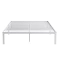 thumbnail image 6 of Castle Place Minimalist Metal Platform Bed Twin, White, 6 of 11