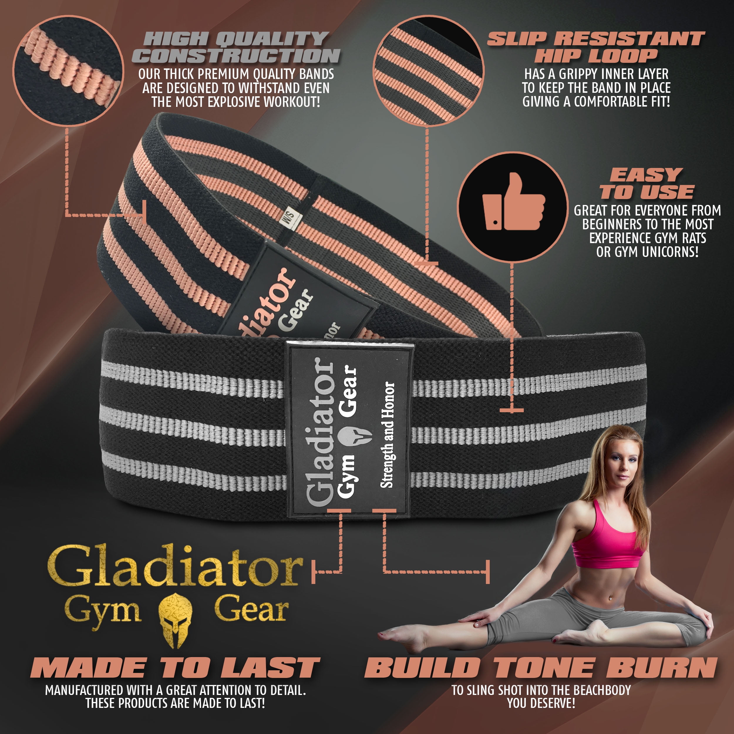 Glute Bands Booty Bands For Working Out. Squat Bands Resistance Loops. Fabric Resistance Bands 2 Pack. Cloth Booty Band Nonslip Heavy Duty. Fitness Booty Bands Fabric Resistance Bands Walmart