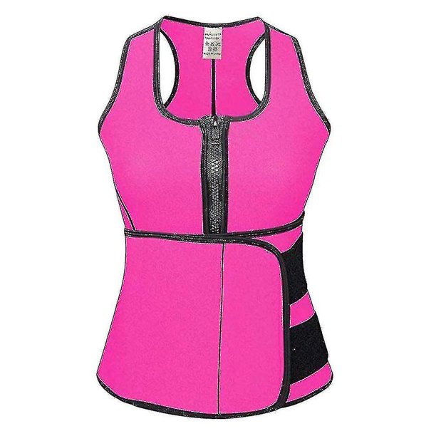 1pc Corsé De Compresión Chaleco Entrenador De Cintura Control Del Vientre Fajas Adelgazantes Para Mujeres - Talla Xxl