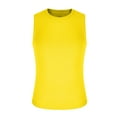 thumbnail image 5 of FNFYFH Men's Workout Tanks Yellow, Fashion Men Casual Solid Color Fitness Sportswear Round-Neck Tank Top $15 & Under, 5 of 7