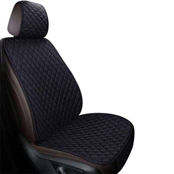 Universal Flax Car Seat Cover Front Rear Cushion Comfortable Breathable Protector Mat Four Season Pad Auto Interior Accessories