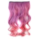 thumbnail image 1 of Pelucas con flequillo para mujer, peluca ondulada suelta con clip, extensión de cabello femenino, pieza de peluca con degradado de color, cinco clips, cabello largo y rizado, peluca postiza, 1 of 3