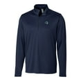 thumbnail image 2 of Men's Cutter & Buck  Navy Gwinnett Stripers  Clique Spin Eco Performance Half-Zip Pullover, 2 of 3