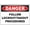 Warning Sign 4, variant on Warning If A Man Says He Will Fix It HE Will No Need to Remind Every 6 Months Joke Sign - 8"x12" Aluminum Metal Tin Sign, Business Funny Notice