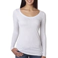 thumbnail image 2 of Women's Tri-Blend Long-Sleeve Scoopneck T-Shirt, 2 of 2