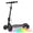 Black, variant on TOYBSNR 4 Wheel 24V Electric Scooter for Age 8-12 Kids, Foldable E-Scooter with Rainbow Lights, Rear Brake, Max 10 MPH & 8.5 Miles, 5 Speeds & Adjustable Balance, Gift for Boys Girls,,
