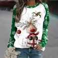 thumbnail image 1 of 2024 suéter unisex del cuello redondo de la venta caliente suéter impreso 3D del estilo de la Navidad, 1 of 5