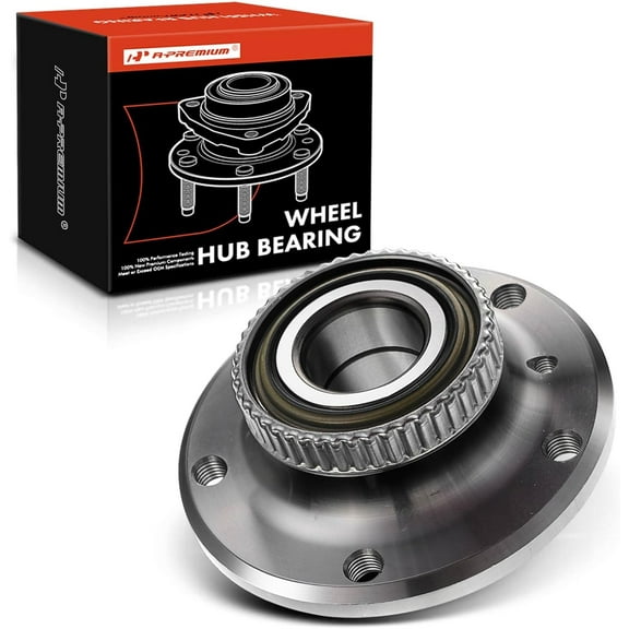 A-Premium Wheel Hub and Bearing Assembly Replacement for BMW E36 E46 318i 323i 325i 328i 328Ci 330i 525i 530i RWD Only Front Driver or Passenger Side