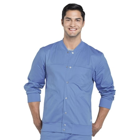 

Cherokee Workwear Core Stretch Men Scrubs Jacket Snap Front WW330