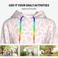 thumbnail image 4 of Daiia Cow 1 Pattern Women's Fashion Hoodies & Sweatshirts with Kangaroo Pocket Hooded Sweatshirt with Eye-catching Drawstrings-X-Large, 4 of 7