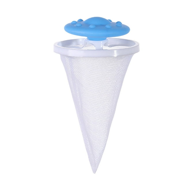 Floating Hair Filtering Mesh for Laundry Room Lint Catcher for Washing Machine Hose Mesh Bag Cleaning Filter Hair Remover for Laundry Drain Filter