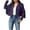 Purple, variant on Womens Fringe Suede Leather Jackets Fashion Tassel Motorcycle Cropped Coats Fall Outfits(Sky Blue,3XL)