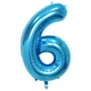 Number Balloon 0 to 9 Creative Foil Party Favor Party Balloon Mylar Balloon for Party Decoration 40''