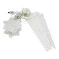 thumbnail image 3 of Luz navideña decorativa USB con diseño de copos de nieve y carámbanos, accesorios para aleros de ventanas, multiusos, 8 modos de decoración navideña. Vistoso, 3 of 8
