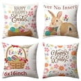 thumbnail image 3 of ERK 1Pcs Decorative Floral Lumbar Cover For Sofa Couch Bedroom Seasonal And Easter Home, 3 of 5