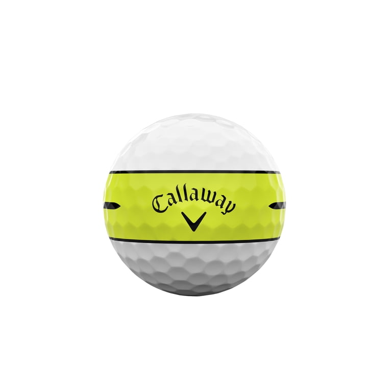 Callaway Golf Chrome Tour 26 - 360 Yellow Stripe 12 ball pk