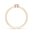 thumbnail image 2 of ANGARA Natural 0.33 Ct. Diamond Solitaire Ring in 14K Rose Gold for Women (Ring Size: 12), 2 of 10