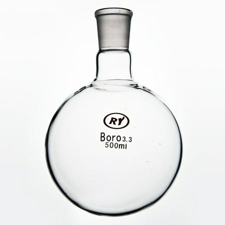 

Homeex High Borosilicate 3.3 Single-neck Round Bottom Single-neck Flask White A100029