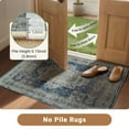thumbnail image 2 of 9'x12' Area Rugs for Living Room, Machine Washable No-Pile Non-Slip Soft Vintage Rugs, Indoor Print Bohemian Distressed Carpet, Blue, 2 of 9