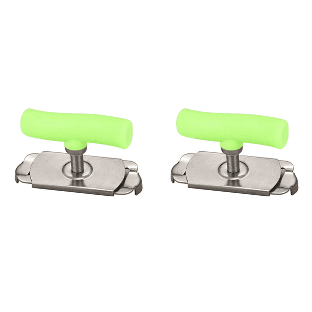 Abridor de tarros de acero inoxidable para personas mayores con artritis color verde