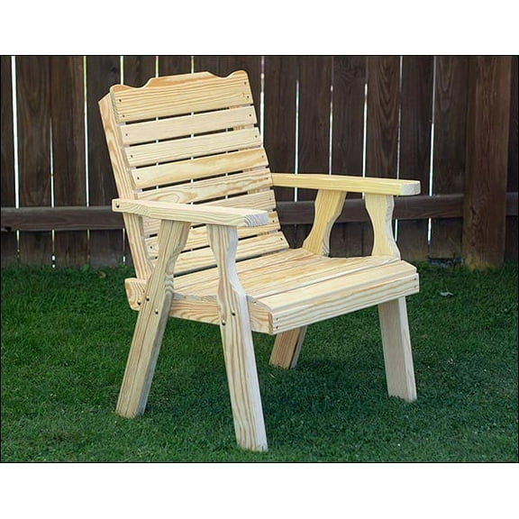 Treated Pine Crossback Patio Chair