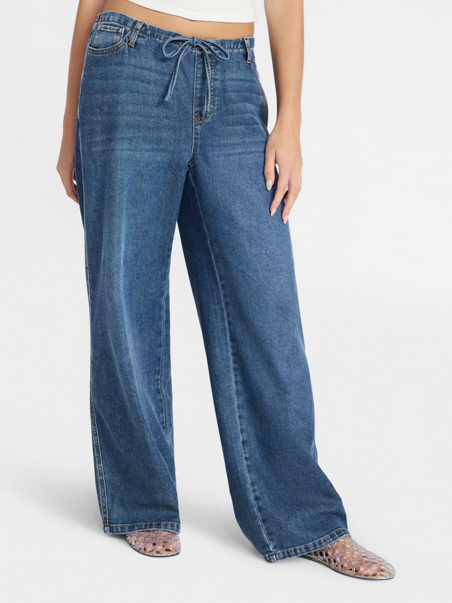 No Boundaries Lace Side Stripe Track Pants, 30.5'' Inseam, Women's