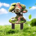 thumbnail image 5 of Outdoor Garden Decorative Card Slot Tree Acrylic Sign Holder For Yard Party Wedding Markers, 5 of 5