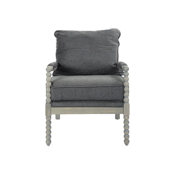 AveSix Abbot - Fauteuil - Accoudoirs - Charbon
