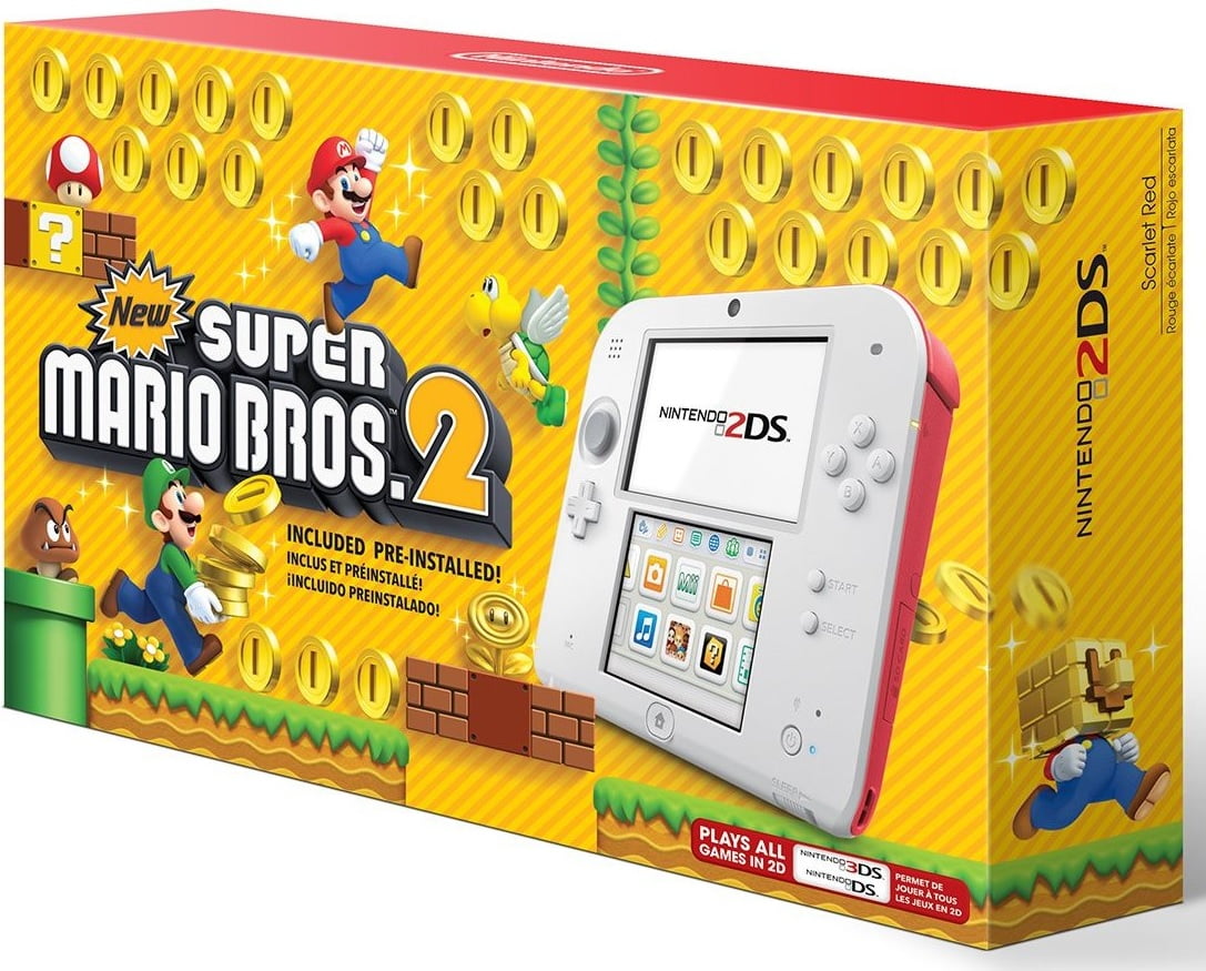 Nintendo 2DS Electric Blue, Mario Kart 7 Bundle, Wireless