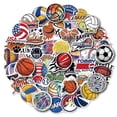 thumbnail image 1 of Pegatinas deportivas, 50 unidades, regalo deportivo, pegatinas deportivas para botellas de agua, baloncesto, béisbol, fútbol, voleibol, fútbol, pegatinas deportivas, pegatinas para adolescentes., 1 of 5