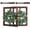 Brown, variant on Rustic Wood Window Frame with Green Wreath and Arrows Wall Decor，Farmhouse Window Frame Hanging Decor, Wooden Fake Decoration,Window Pane Wall Decor,Set of 2 (White)